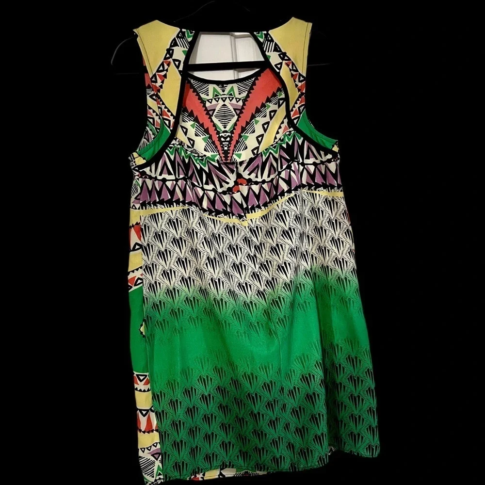 NEW! GLAM Mirror-Image Print Shift Dress! - Picture 2 of 10